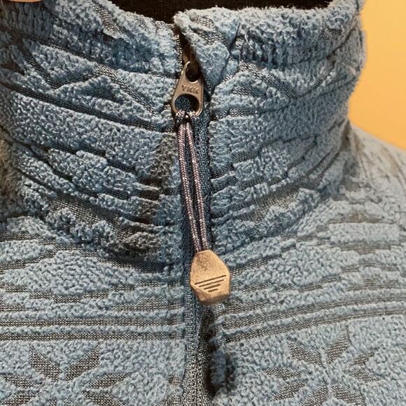 Eddie Bauer | Teal Quarter Zip Pullover Sweater, size M - Picture 6 of 16